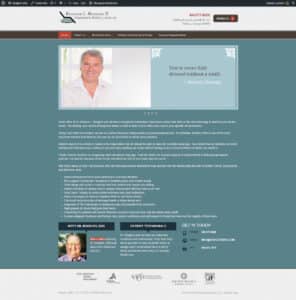 Dr Rodgers home page screenshot